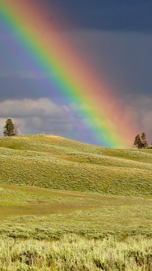 唯美绚丽彩虹风景手机壁纸