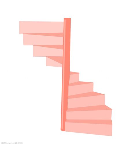 粉色的楼梯