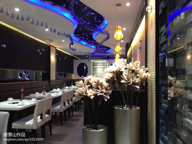 深圳时尚餐厅设计餐饮空间120m05设计图片赏析