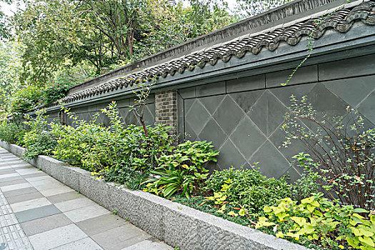 中式围墙院墙