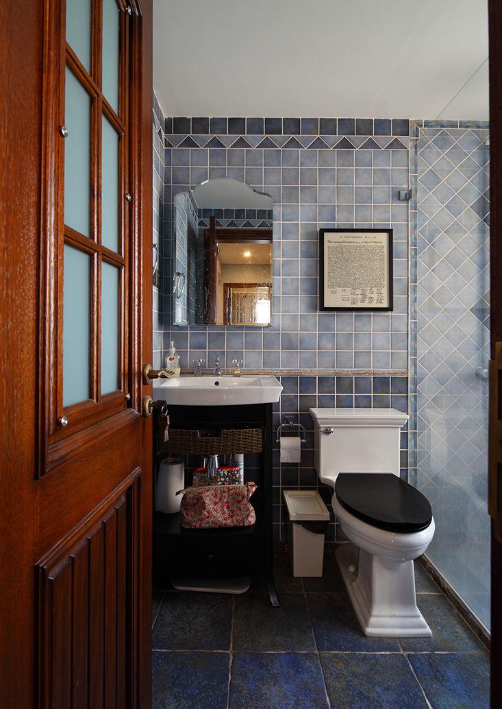 美式风格装修卫生间设计图两居室简约风格家卫生间设计图时尚典雅简欧