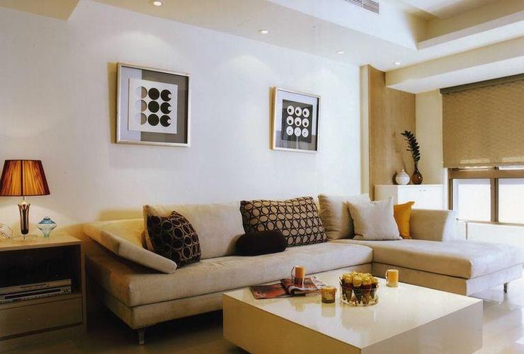 现代简约三居室客厅沙发装修效果图欣赏