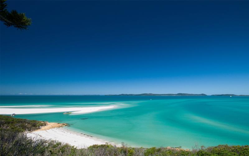 澳大利亚汉密尔顿岛唯美风景电脑壁纸图片大全