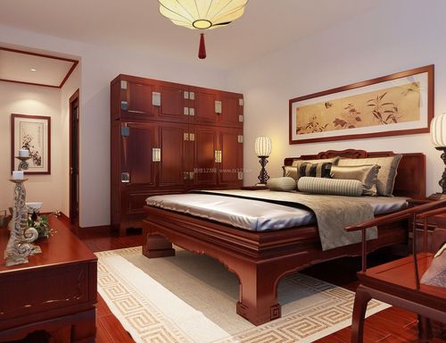 中式别墅家庭卧室衣柜图片大全装信通网效果图