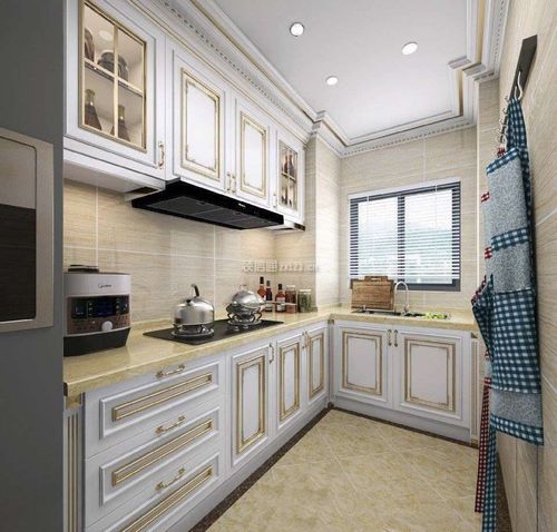 三居140平欧式风格厨房装修设计效果图赏析