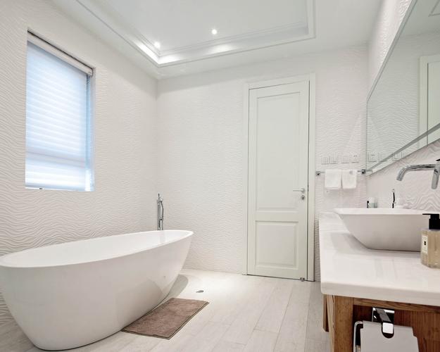 户型现代简约装修浴缸图片奢华欧式卫生间浴缸效果图片现代简约二居空