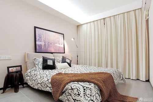 86平米现代风格卧室窗帘装修欣赏装信通网效果图