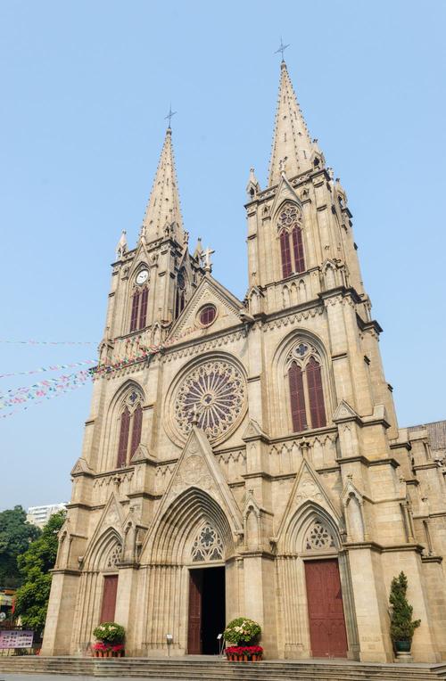 高清广州石室圣心大教堂图片