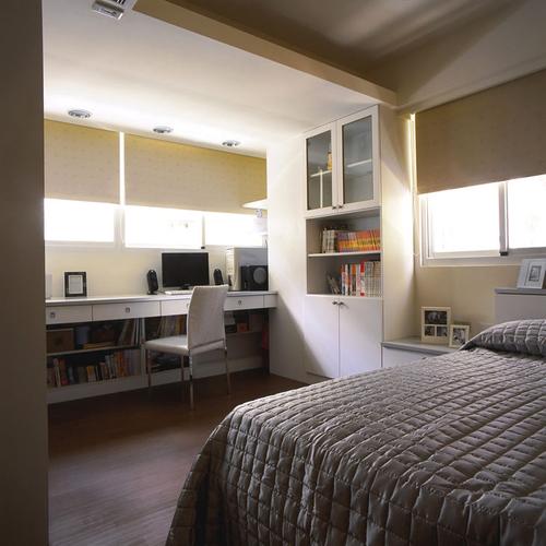 卧室书房一体效果图卧室书房一体效果图案例2023装修效果图