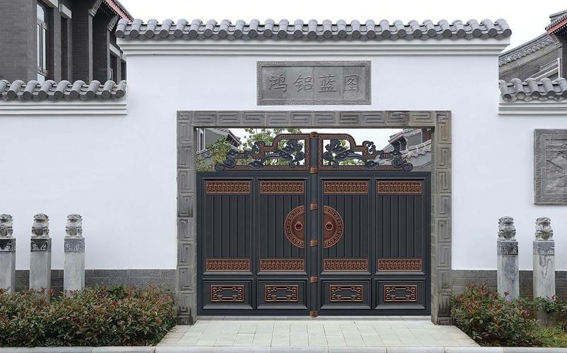 新中式别墅庭院大门5