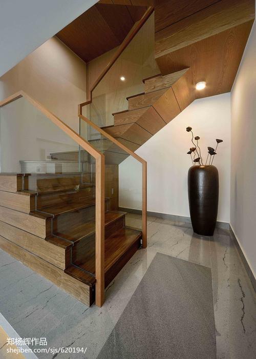 现代别墅室内楼梯设计图大全
