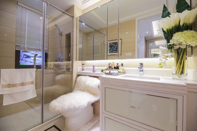 样板房装修卫生间淋浴房室内设计图片装修123效果图