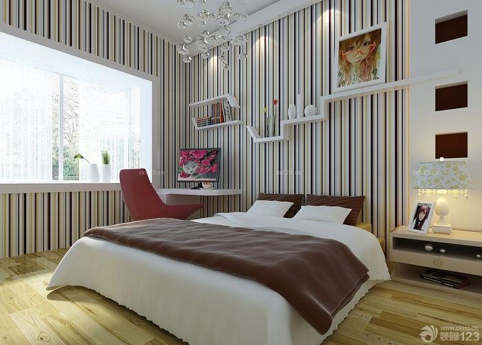 现代简约风格10平方卧室装修图片设计456装修效果图
