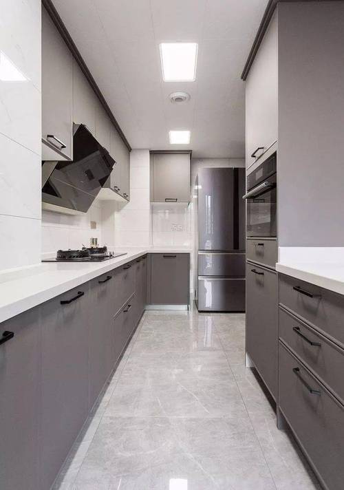5种厨房地砖经典款绝对实用装修灰色空间