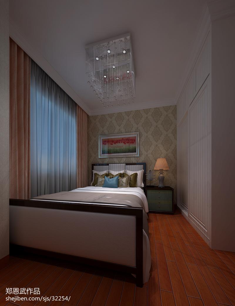 平方三居卧室现代装修设计效果图片欣赏卧室现代简约卧室设计图片赏析