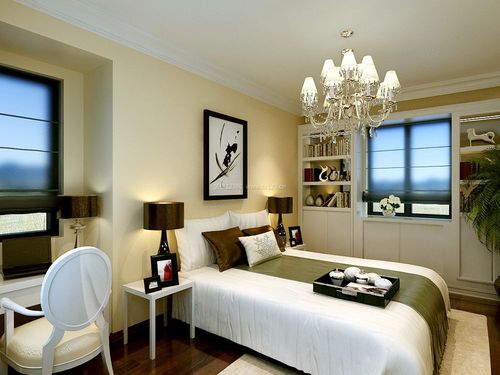 15平方卧室简约欧式风格装修效果图