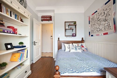 面积小的卧室床靠墙布置实用宽敞舒适装修达人装修头条齐家网