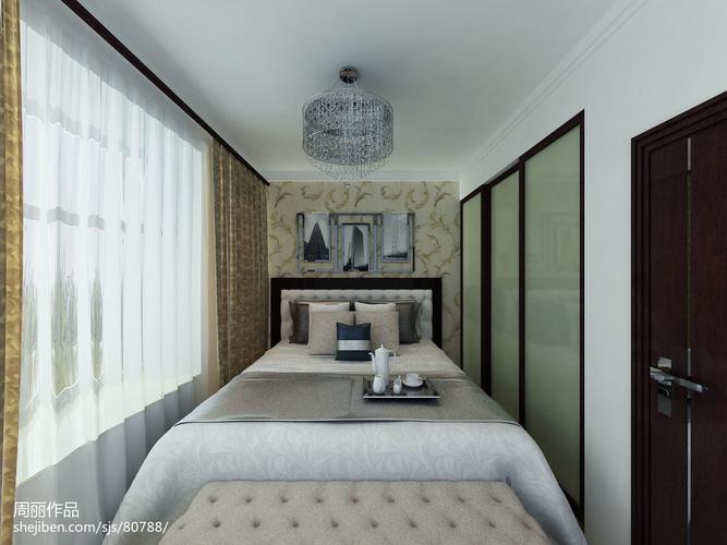 热门面积106平现代三居卧室装修设计效果图卧室现代简约卧室设计图片