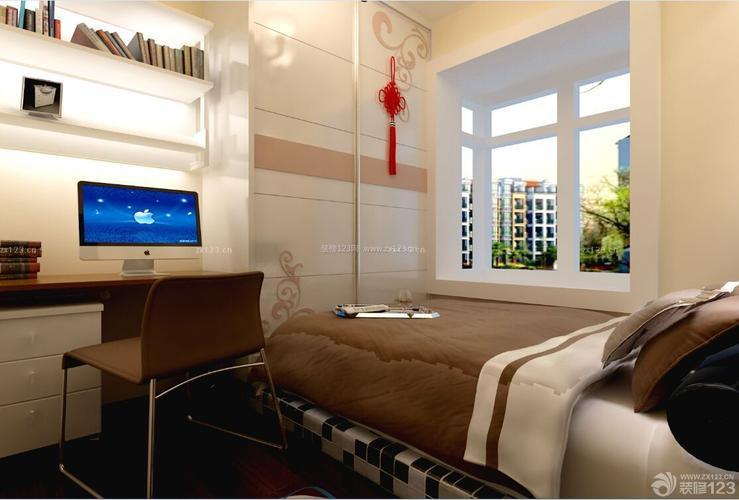 10平米卧室现代家居单人床装修图装信通网效果图