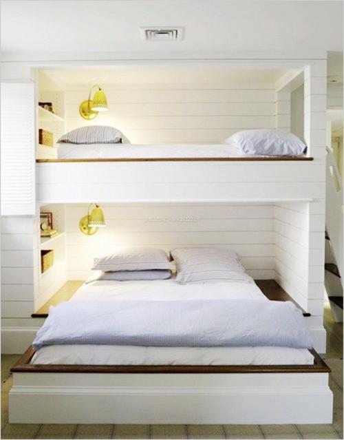 房间现代简约双层床装修效果图