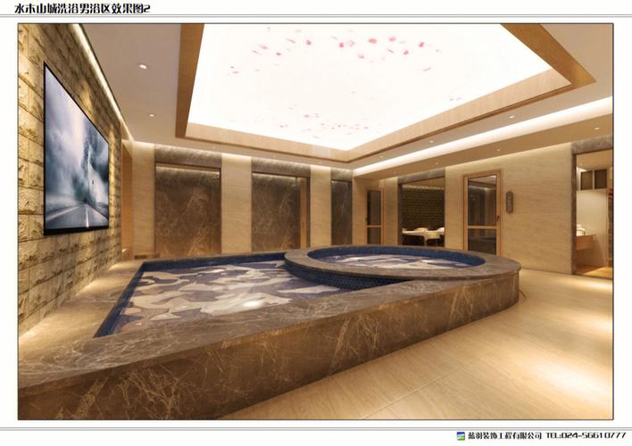 洗浴中心专业设计图1000平全套落地方案商业空间装修