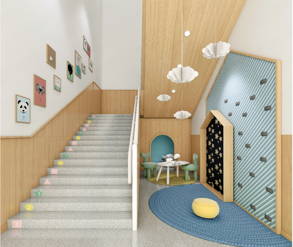 幼儿园空间设计楼梯间如何设计