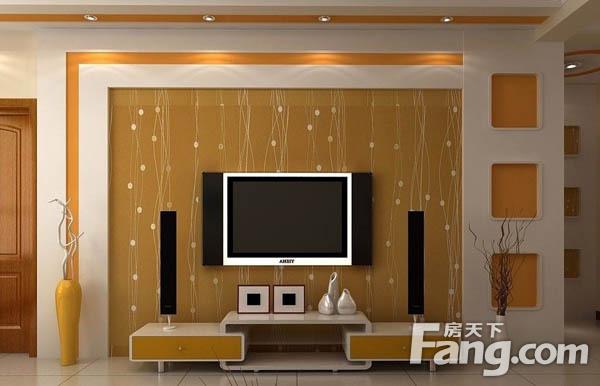 很整洁无论是现代简约客厅还是欧式风格客厅装修电视背景墙设计都在