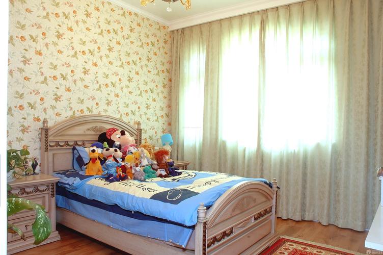 80后小屋儿童房间颜色装修效果图