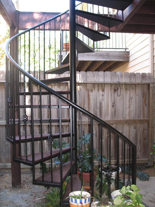室外庭院楼梯装修效果赏析