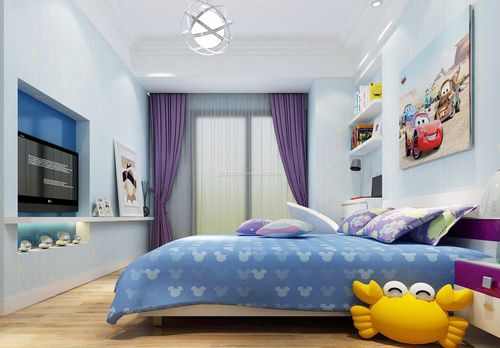 欧洲简约风格儿童卧室装修效果图