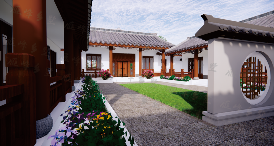 新中式四合院别墅怎么设计特点有哪些