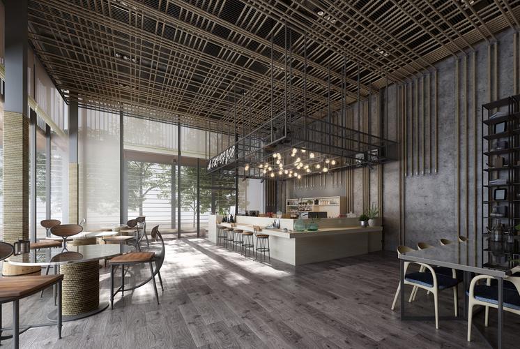 麻绳主题咖啡厅|空间|室内设计|丹欣