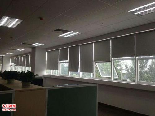 学校窗帘实验室遮光窗帘定做办公室卷帘隔热蜂巢帘会议室窗帘