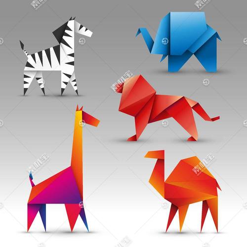 立体动物折纸设计图片