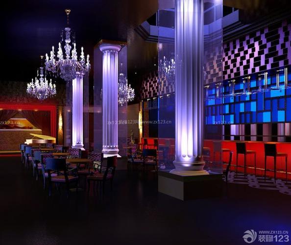 酒吧室内柱子装修图片大全2022装信通网效果图