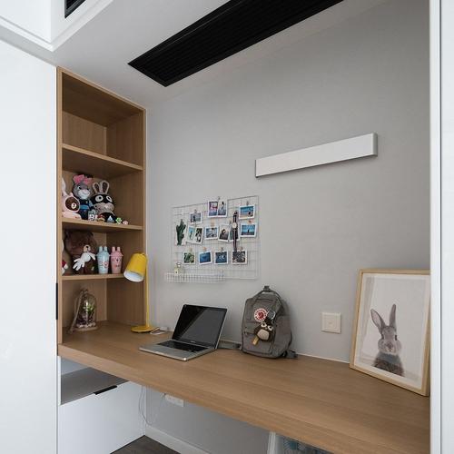 2022现代客厅书桌书柜设计效果图片