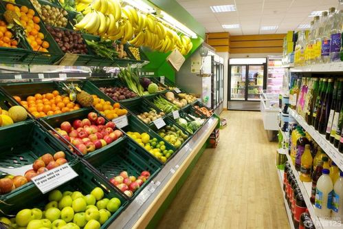 水果超市灯光装修效果图精美水果超市装修效果图水果小超市装修效果图