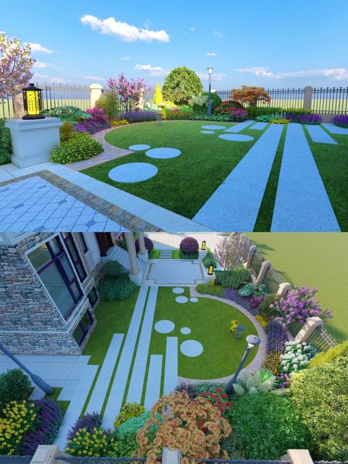 别墅庭院花园设计丨好打理的实用性花园来啦