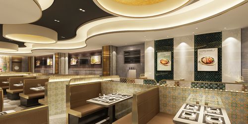 香港新发烧腊茶餐厅茶餐厅装修设计效果图
