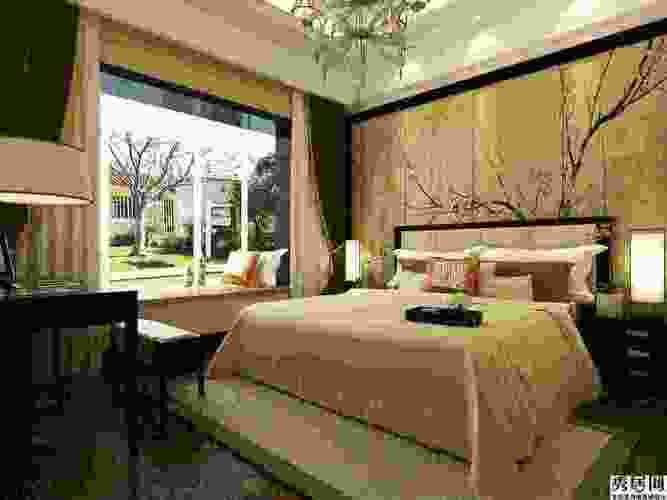 古典卧室大理石飘窗面装修效果图房间微晶石大理石窗台面设计图片
