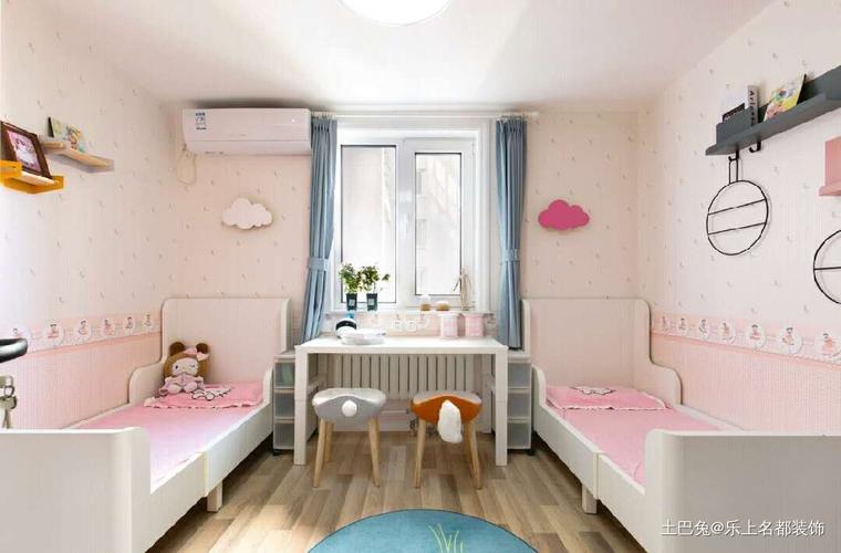 温馨北欧双胞胎姐妹之家卧室北欧极简卧室设计图片赏析