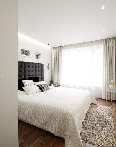 50平米卧室设计白色简约装修效果图