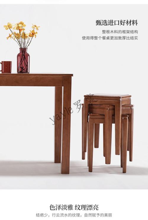 小户型餐桌椅组合简约现代茶色正方形四人餐桌四方小桌子家用80x80cm