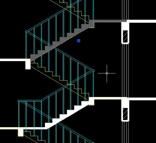 cad建筑图.楼梯.的画法