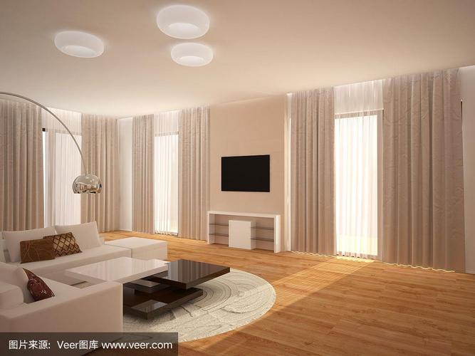客厅室内设计的3d效果图