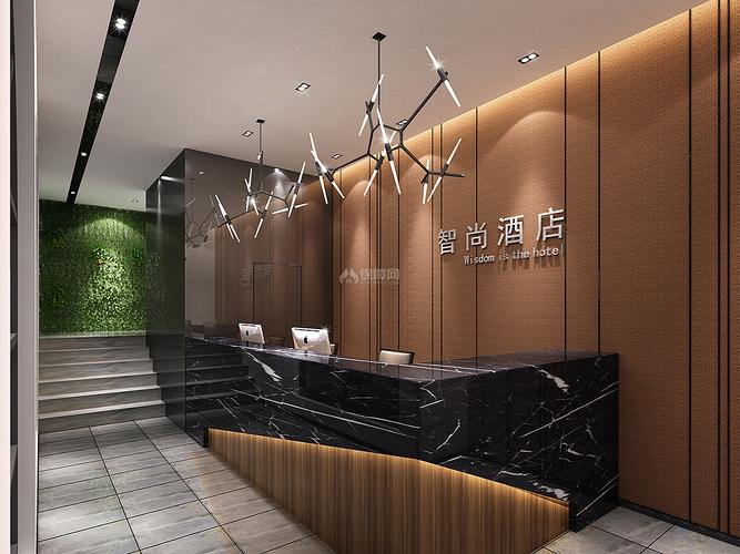 上海智尚酒店前台设计效果图户型风格设计类型面积费用面议装修