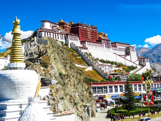 西藏布达拉宫高清风景图片桌面壁纸