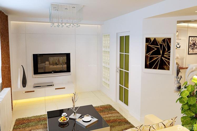 60平米超小户型房子客厅装修效果图设计456装修效果图