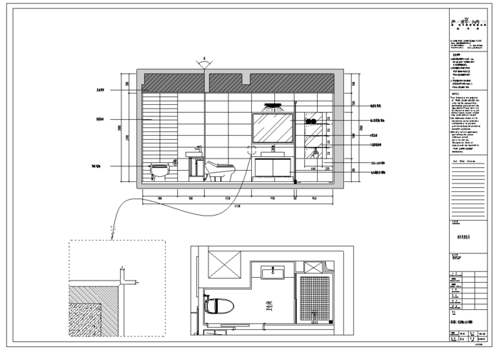 连江复式楼室内装修设计完整施工图及效果图