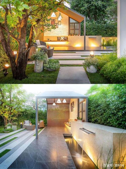 庭院设计现代简约风庭院改造在城市中感受惬意温馨的花园生活